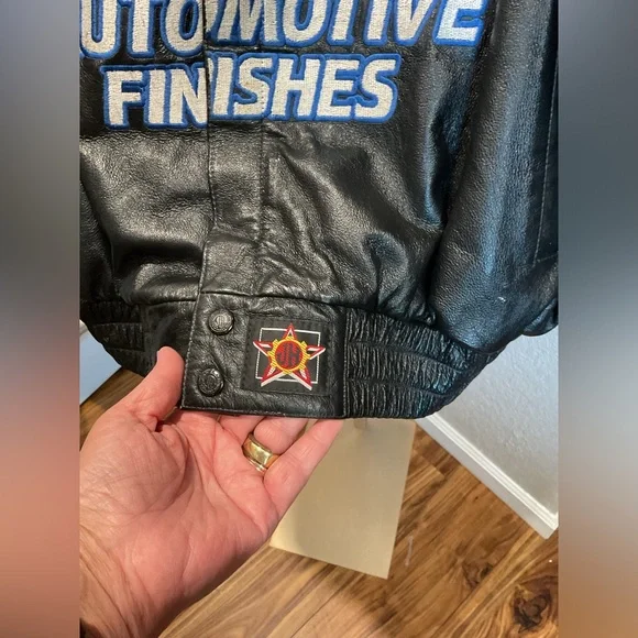 NASCAR Chase Authentic Men’s Leather Jacket #24 Jeff Gordon Dupont